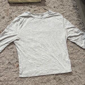 Light Gray Long Sleeve Shirt